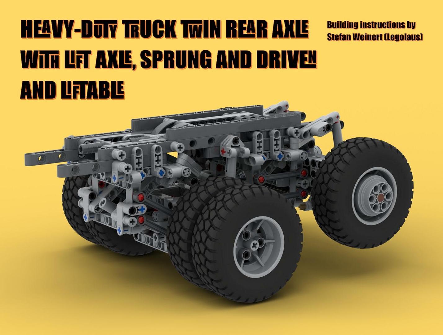 Heavy-Duty Truck Twin Rear Axle with Lift Axle