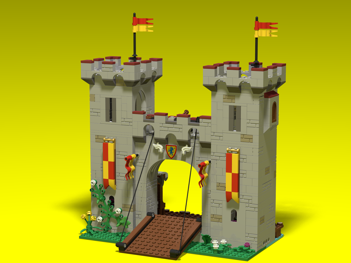 The Fortified Entrance of the Medieval Seaside Market