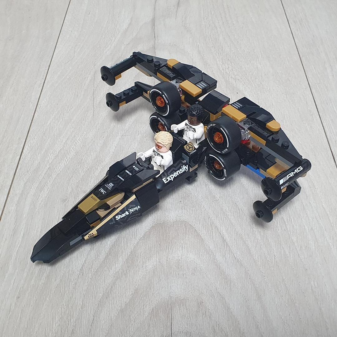 F1 Starship Collection - The BRAD PITT 2 Person Xwing alternate build