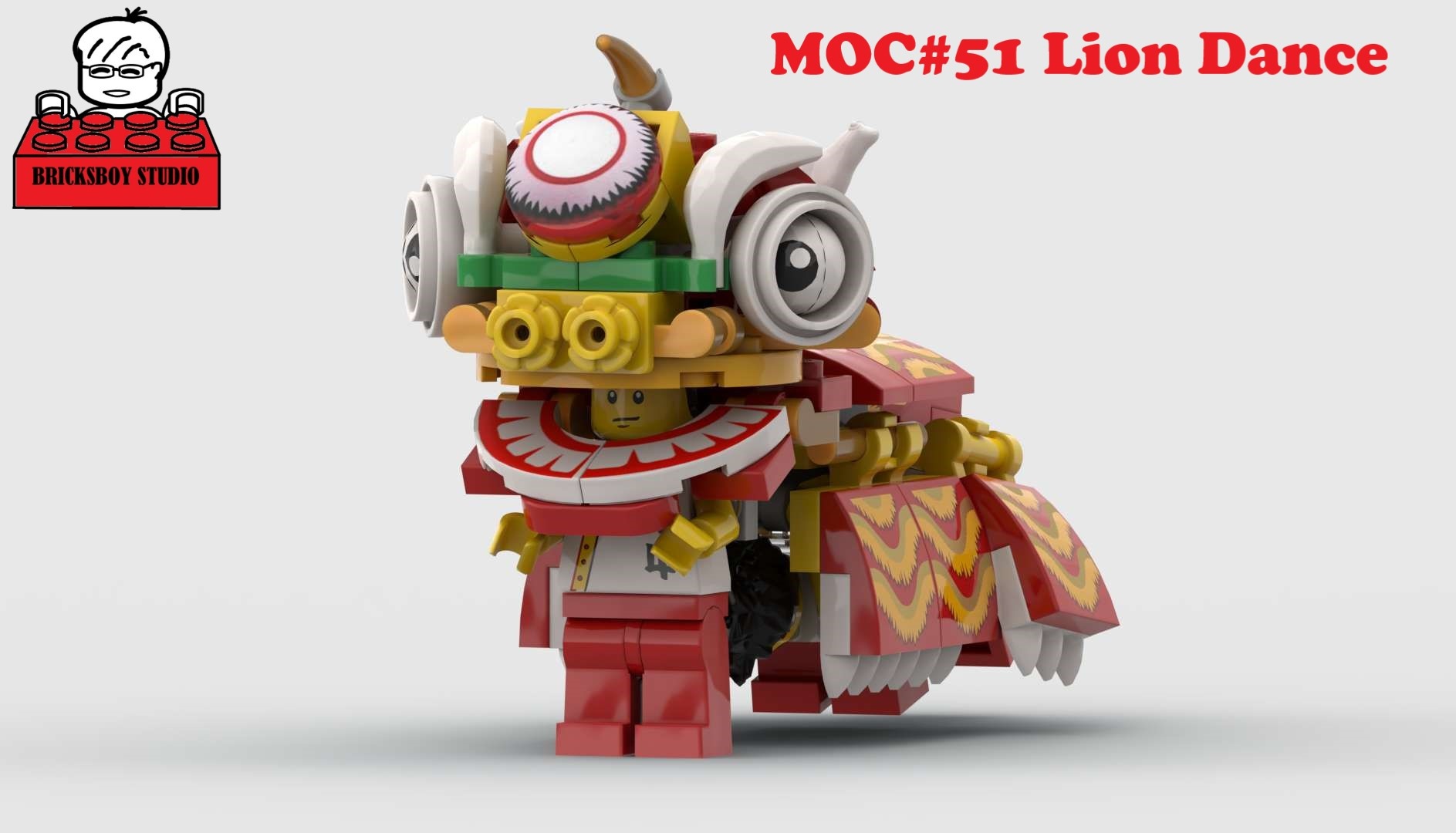 MOC#51 Lion Dance, Tutorial #5