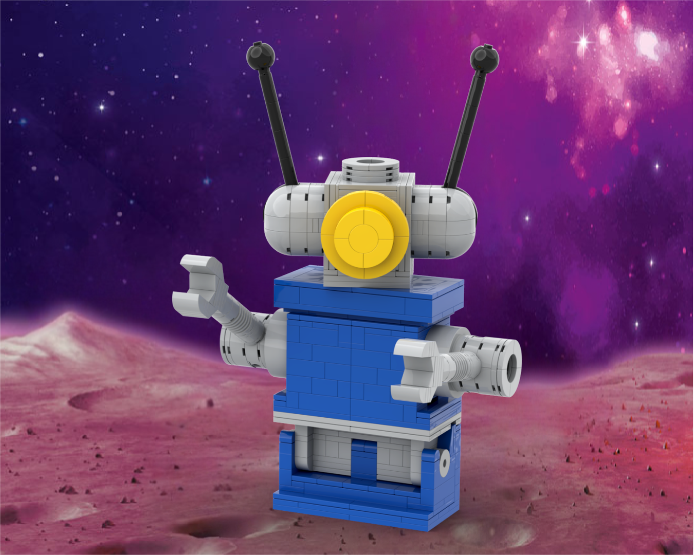 Upscaled space robot