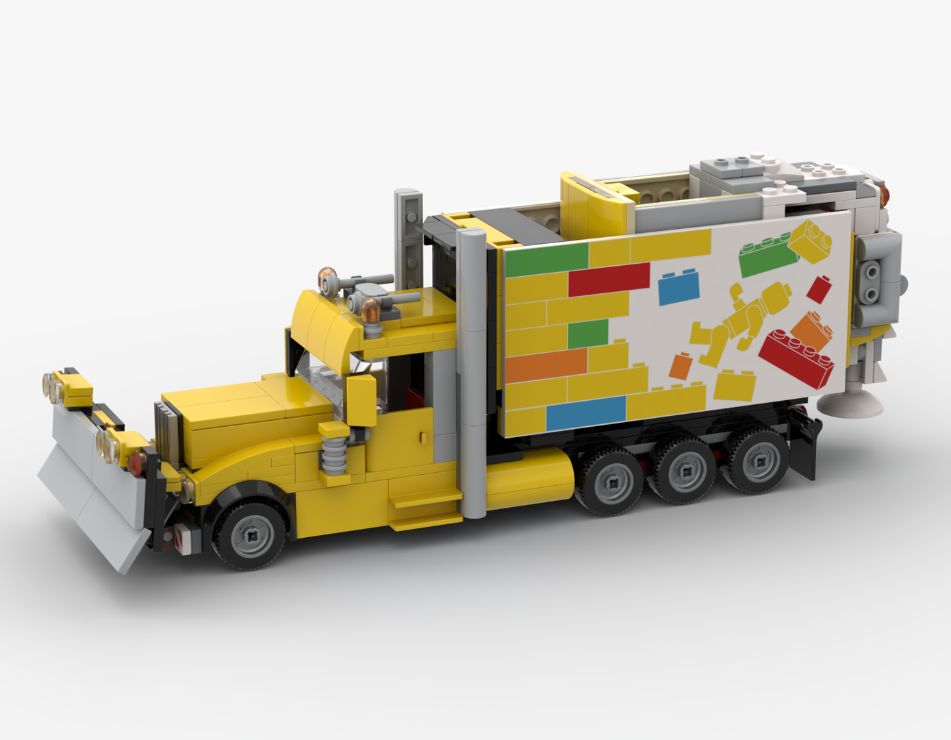 Peterbilt Dump Truck Snowplow