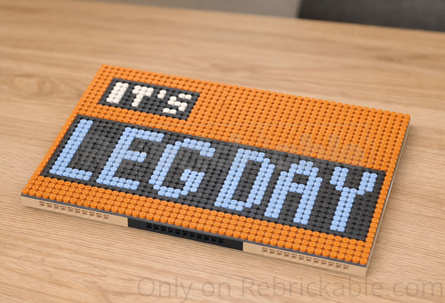 "It's LEG DAY" Pixel art mosaic