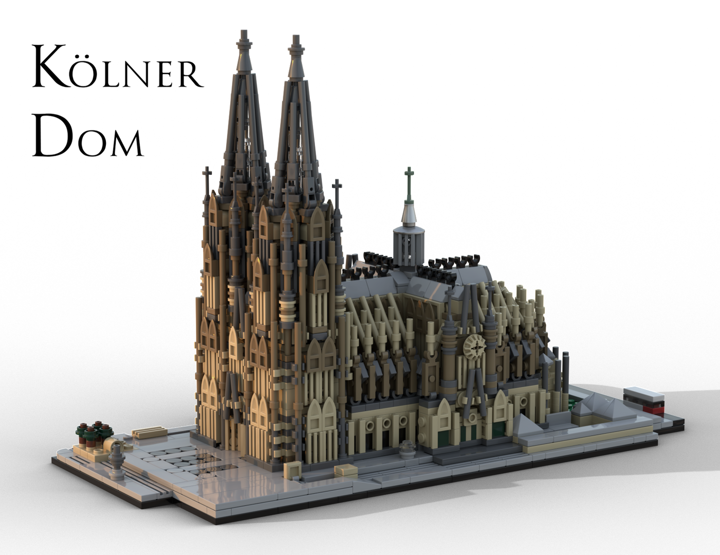 Cologne Cathedral 1:800