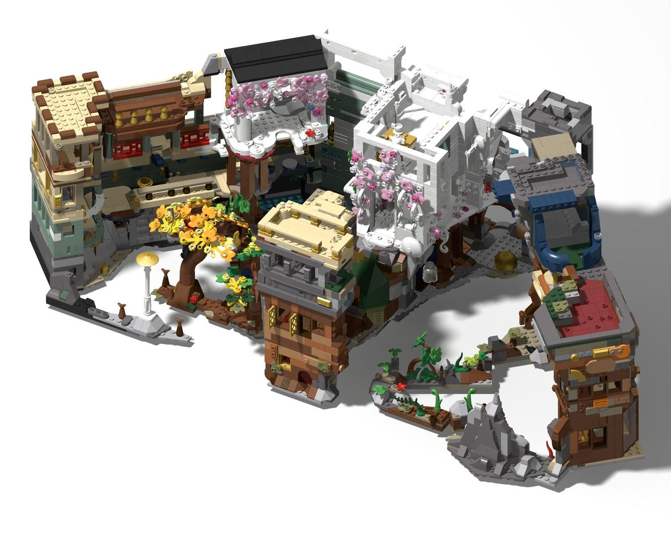 Book Nook - Alt build of Shopping Street and Old Town 15th Anniversary