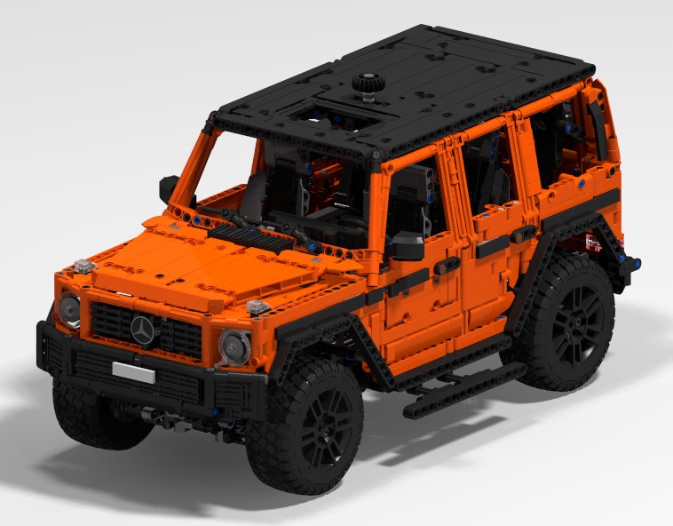 42177 Mercedes-Benz G500 Professional line Sidesteps