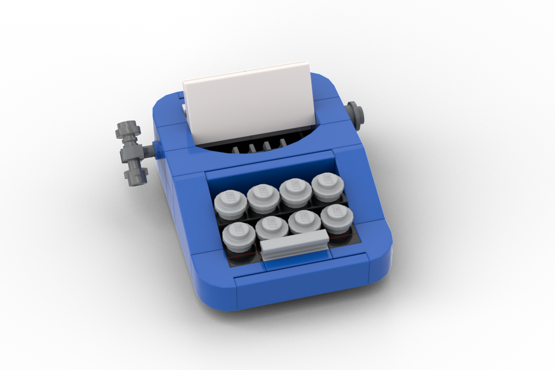 6 stud wide Typewriter