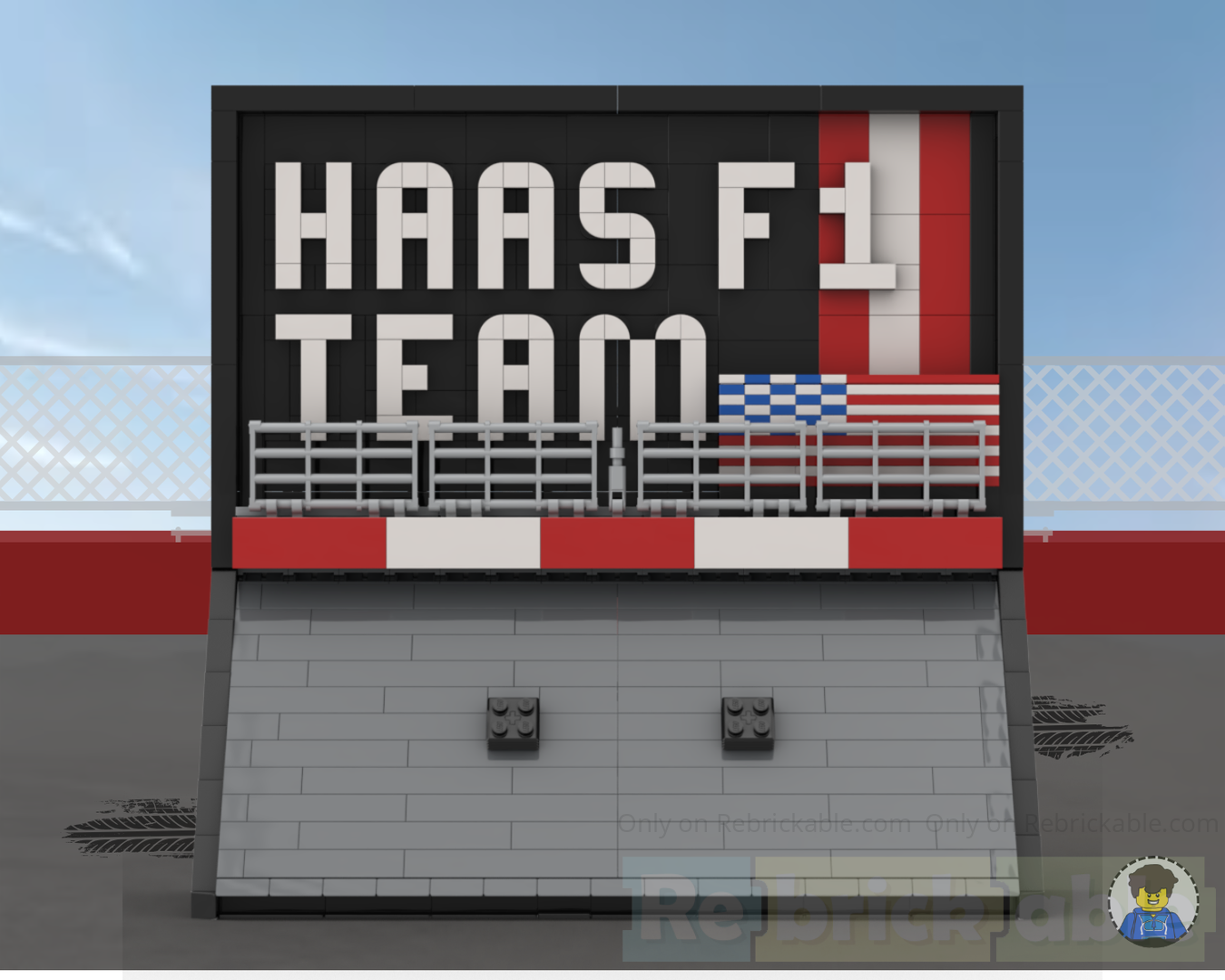 F1 Team Wall Display (Hass F1 Team)