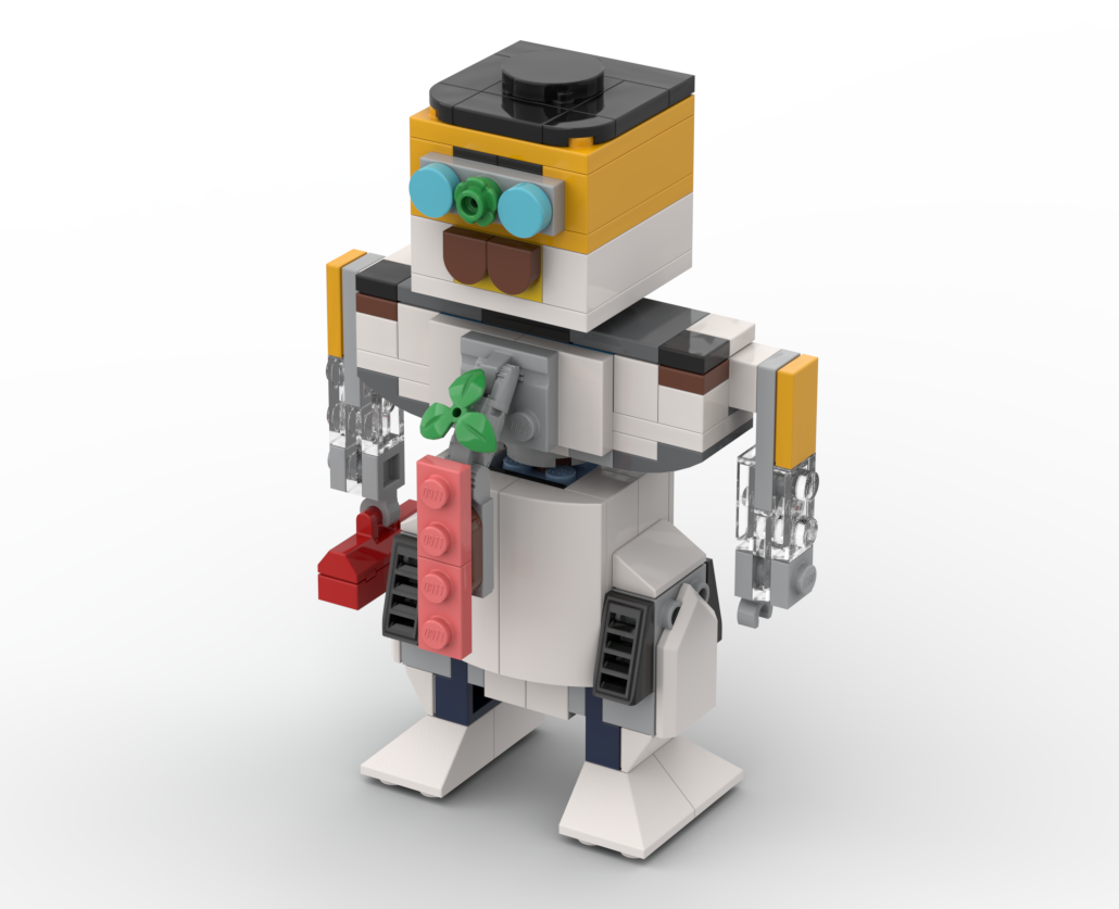 Mr. E, Robot with a Tie alternate build