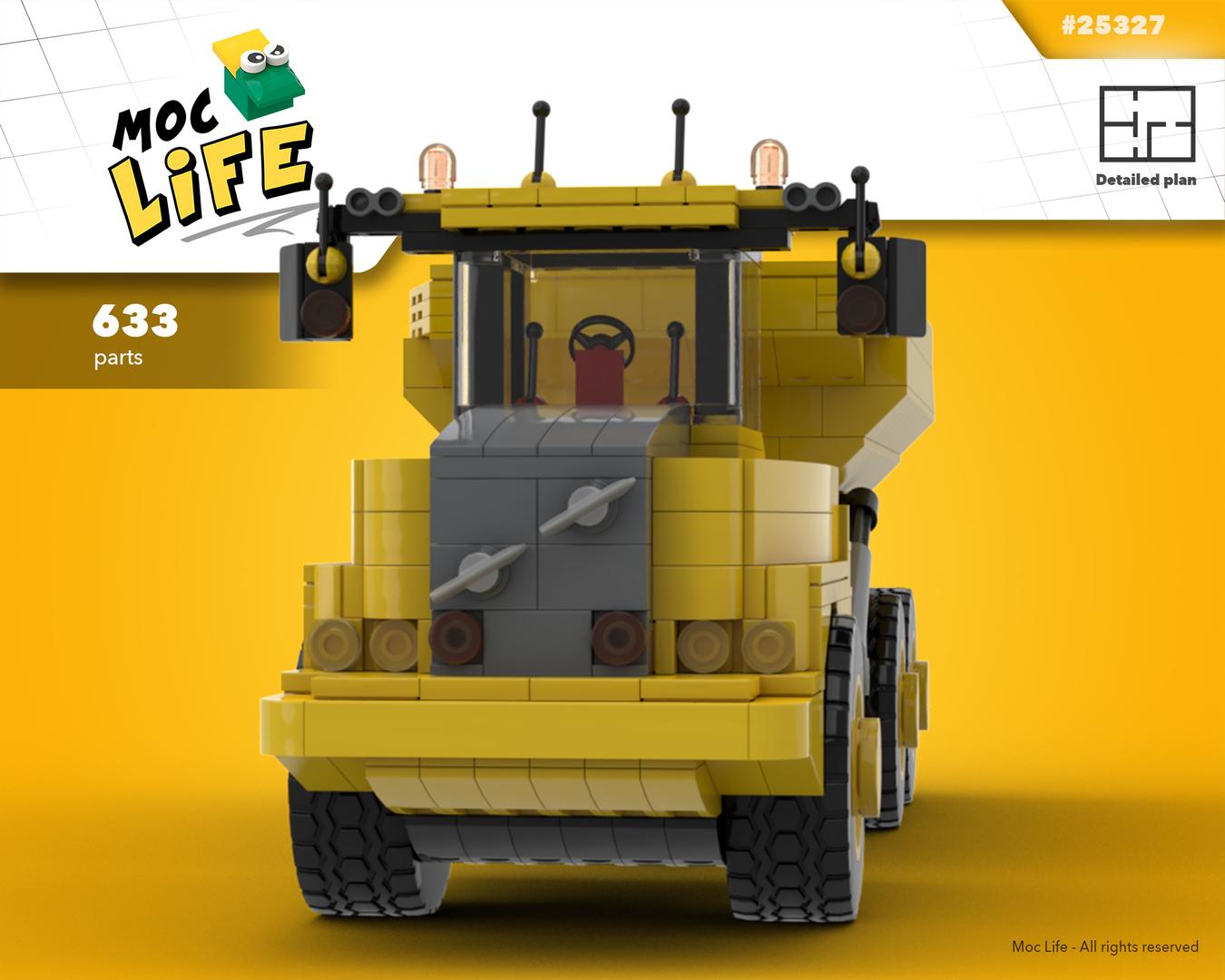 Volvo A25G (MOC-25327) - LEGO MOC | MOC Tracker