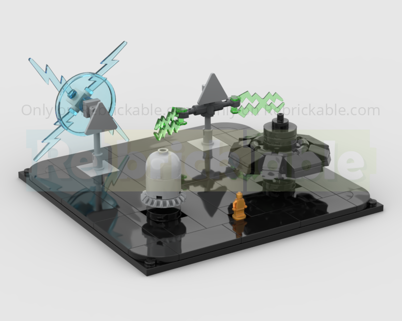 Mini UFOs Display Plate