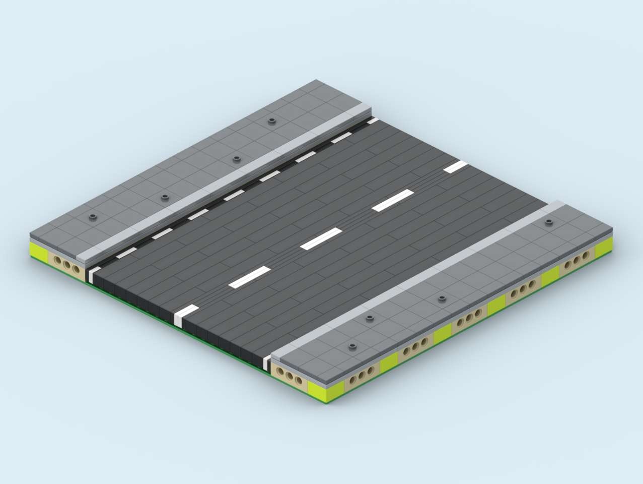 MILS Road Straight 20 Studs Wide