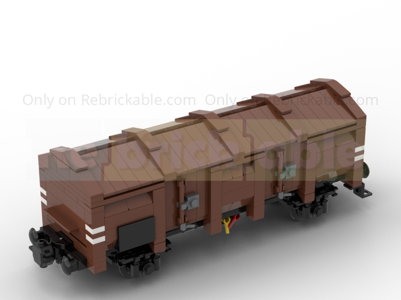 8wide folding lid wagon "K" of the DR