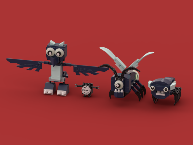 PF Glowkies (Mixels MOCs)