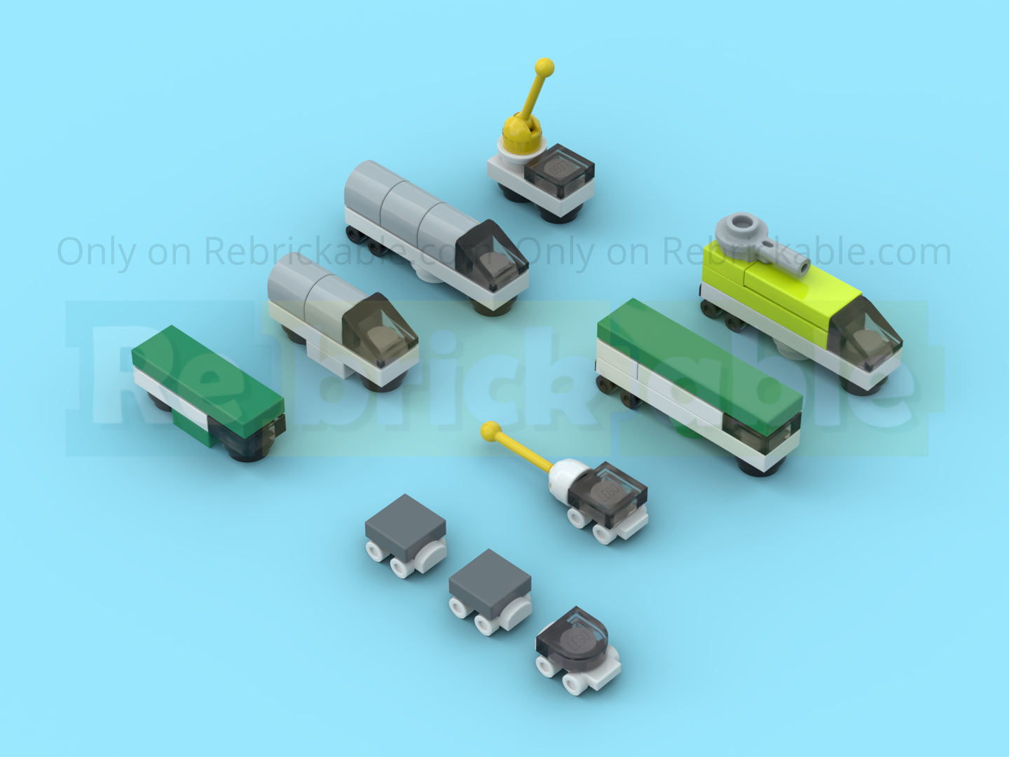 Ground Vehicles Bundle (1:400)