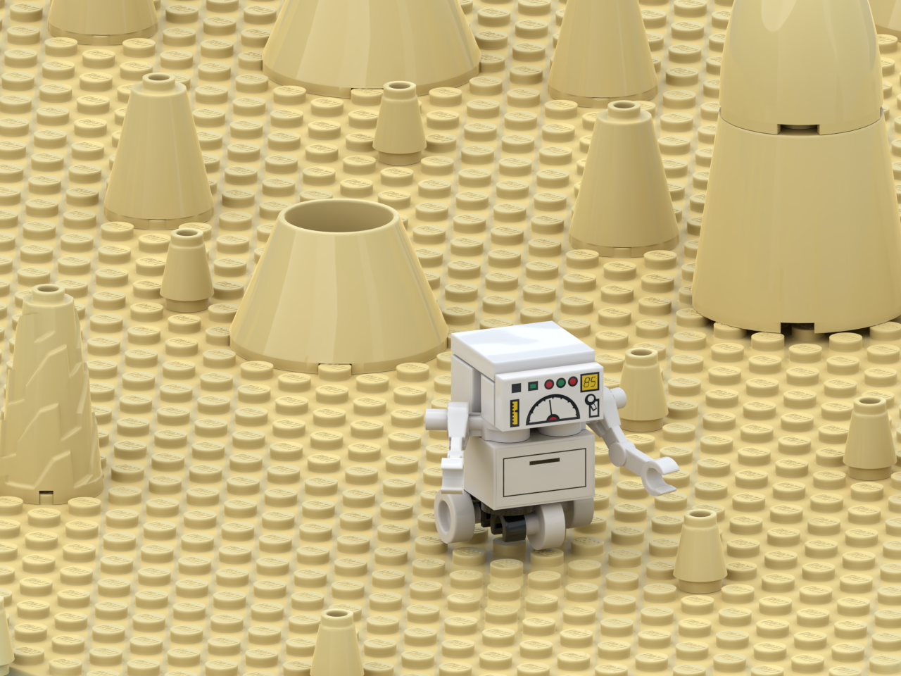 Cooker robot from Wallace and Gromit A Grand Day Out