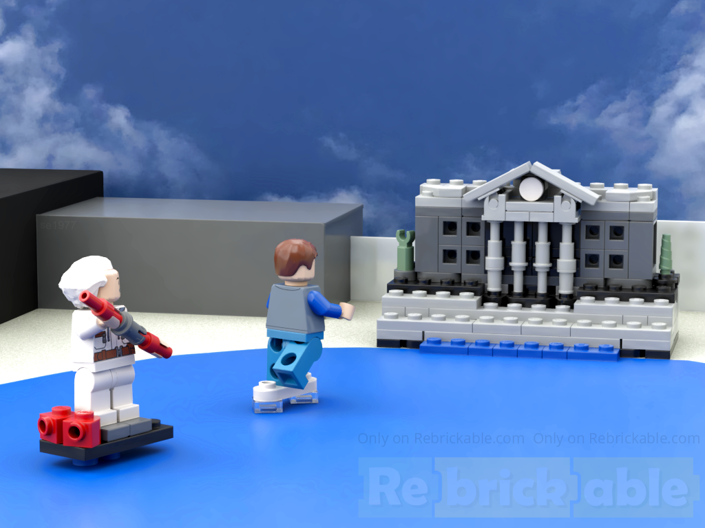 77256 Clock tower and hoverboard chase