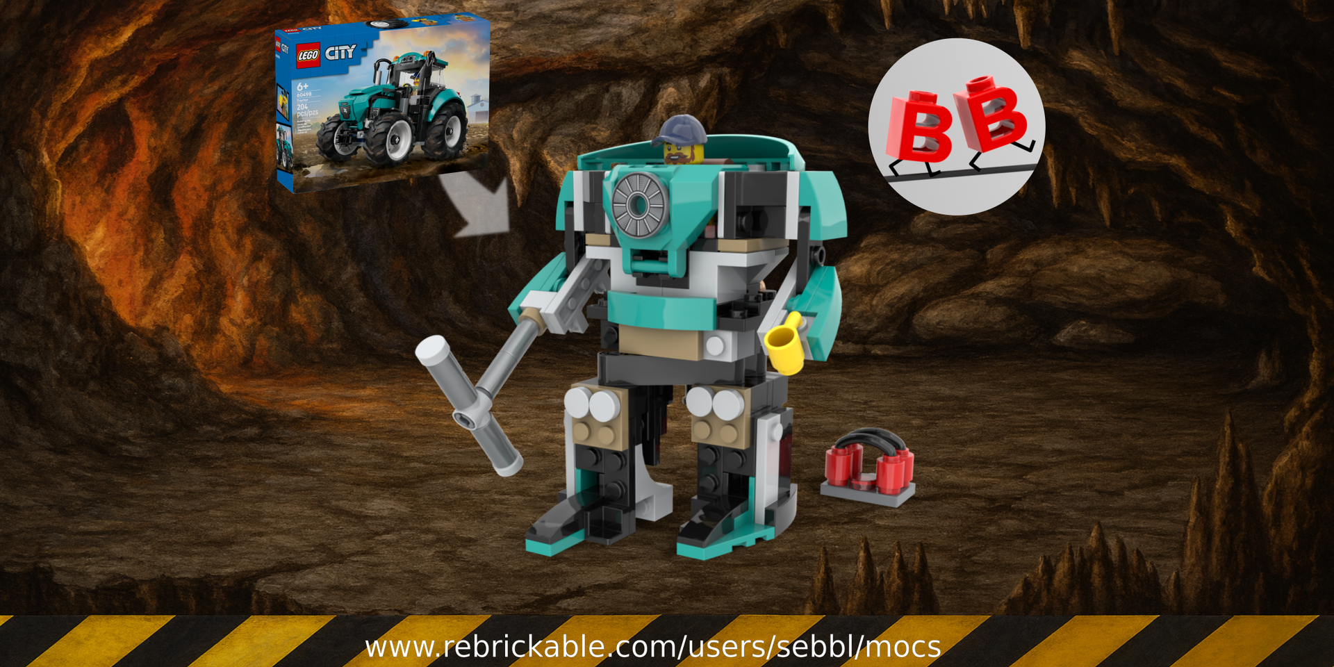 60498: Crystal Grinder (Walking Mechanism) alternate build