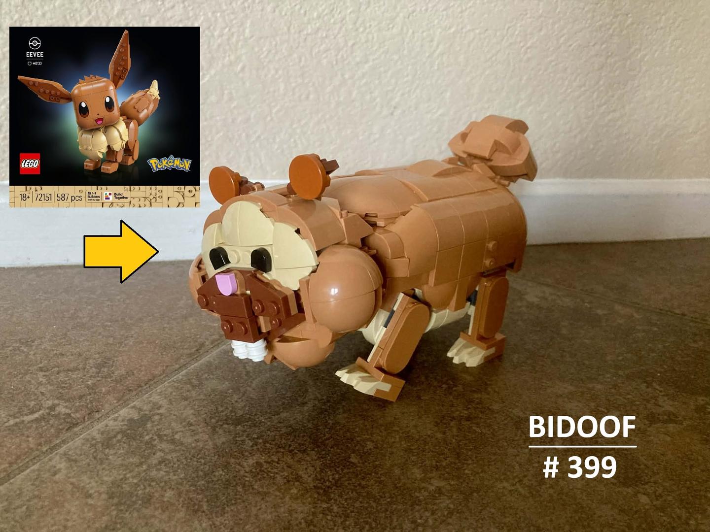 Bidoof 72151 Alternate Build alternate build