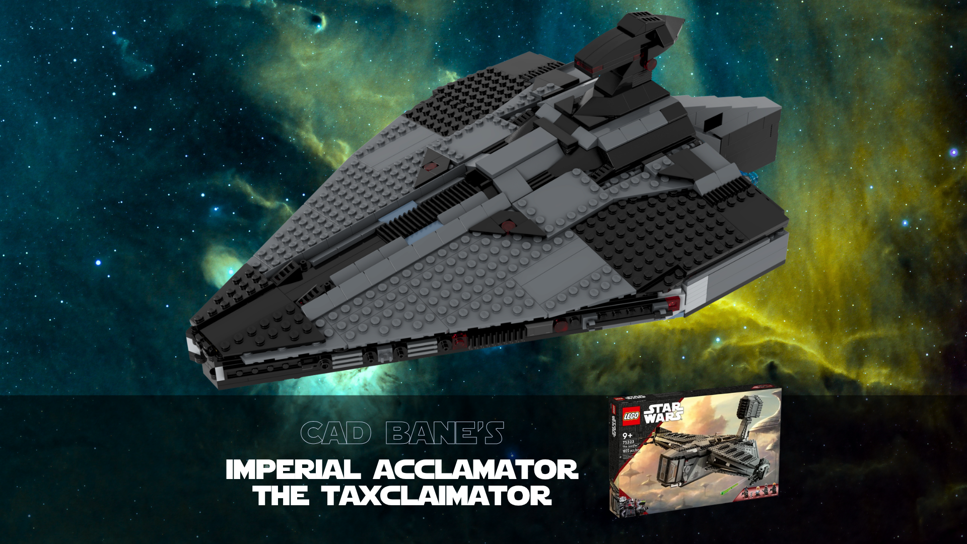 Cad Bane's Imperial Acclamator - The TaxClaimator - 75323 alternative alternate build