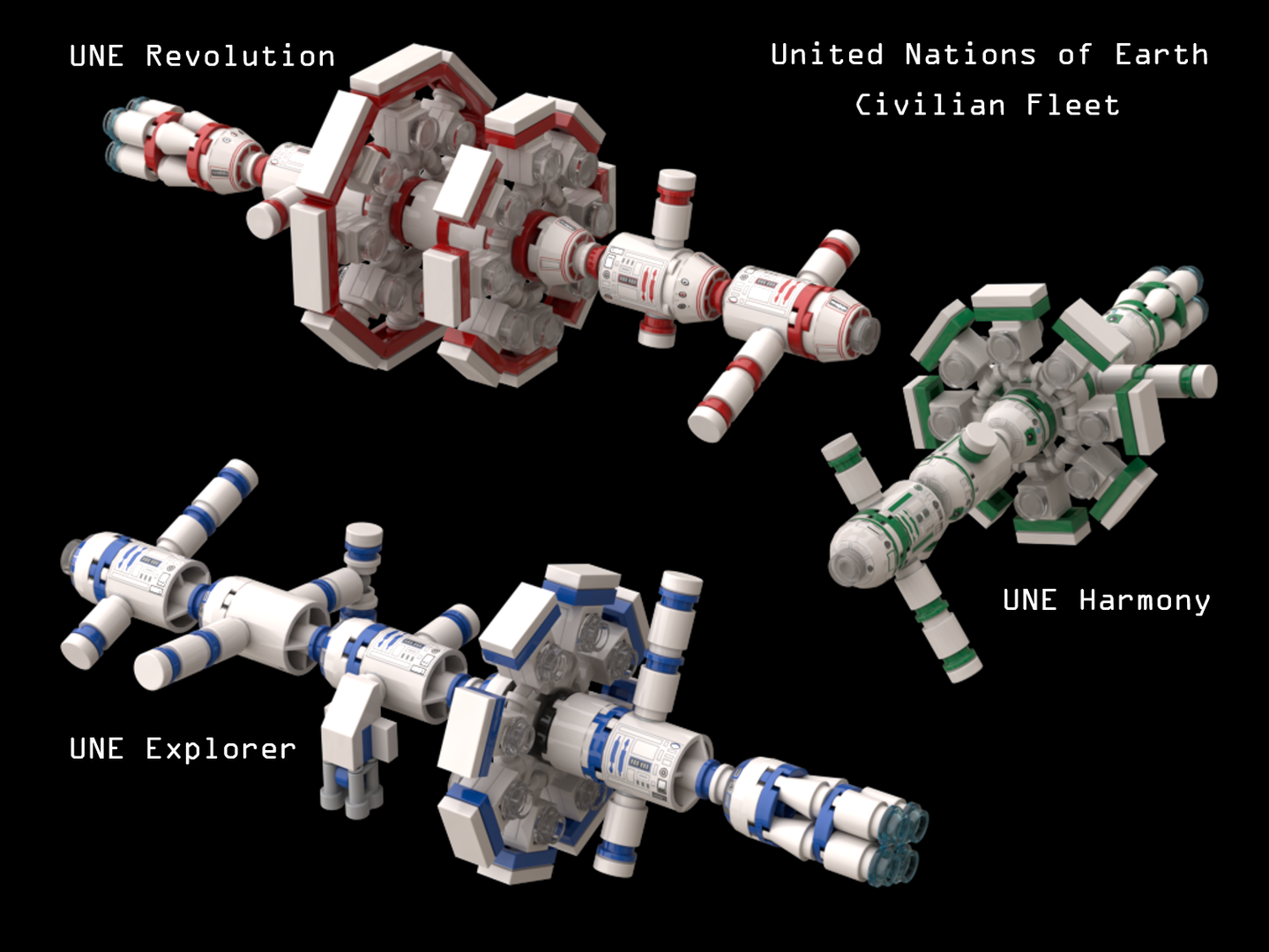 United Nations of Earth - Civilian Fleet (Microscale)