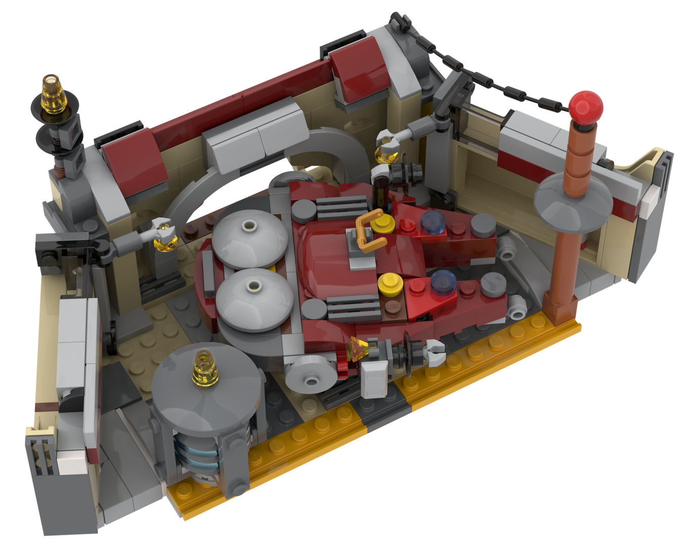 Dorado Falcon in Docking Bay (75972) alternate build