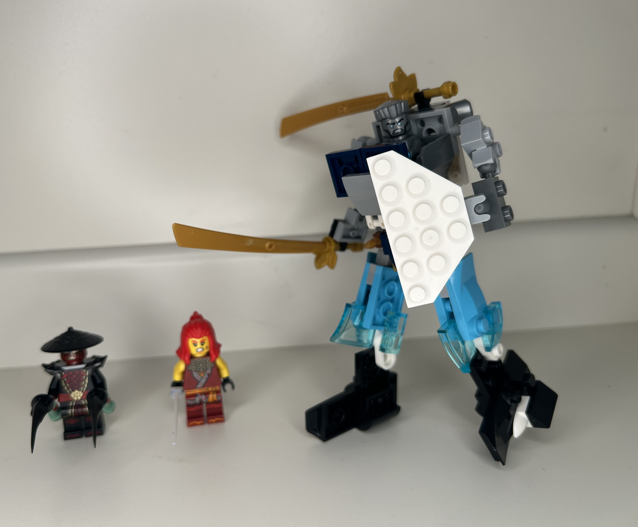 Zane's Knight Mech (alternate build from 71827 Zane's Battle Suit Mech) alternate build