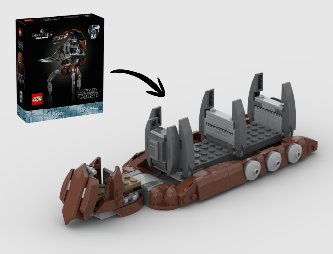Battle Droid Carrier Alternate Build Using Set 75381 alternate build