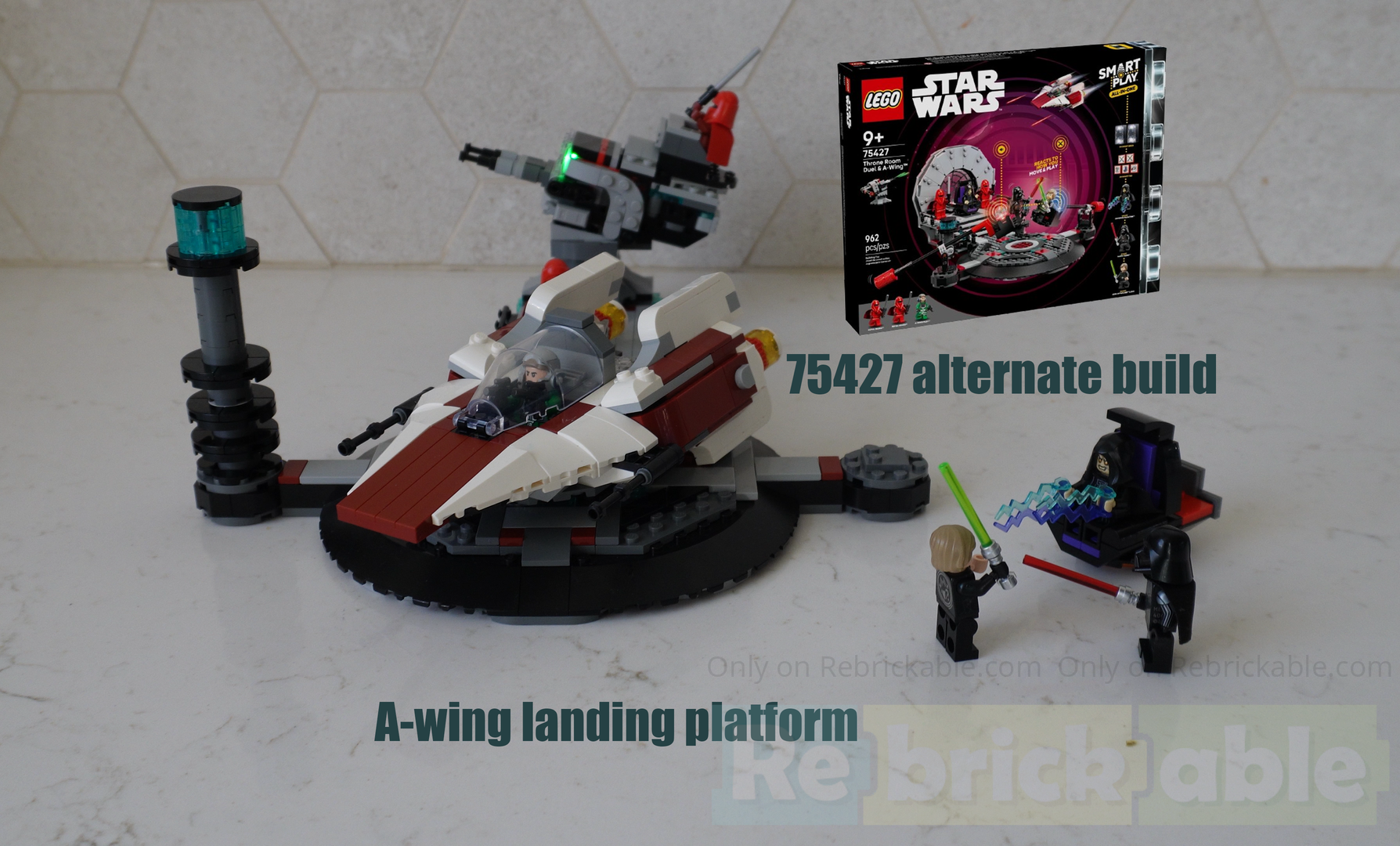 A-wing landing platform alternate build