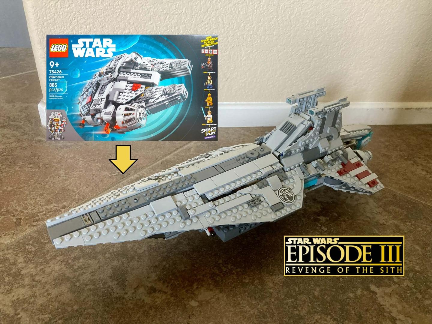 Smart Play Vennator Stardestroyer alternate build