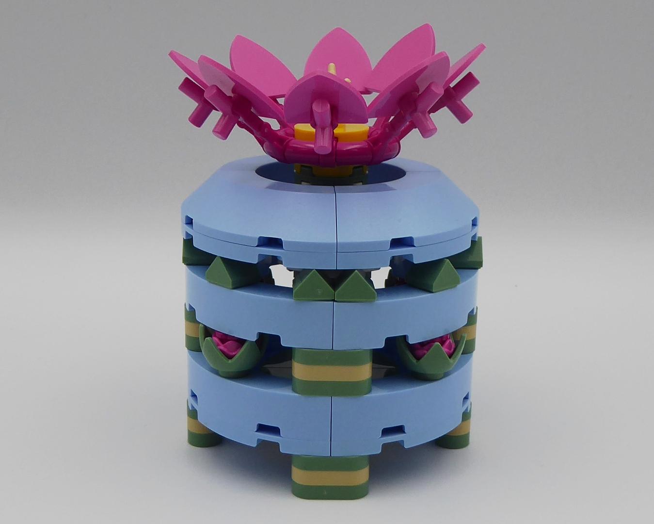 Pink Flower Box with Lid Made Using Cactus 11509 alternate build