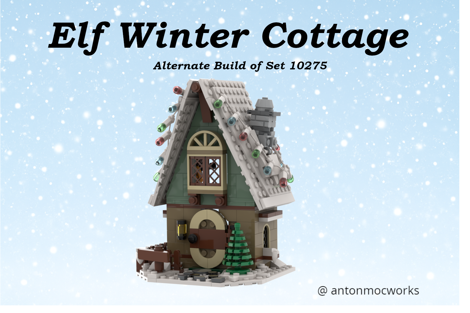 Elf Winter Cottage alternate build