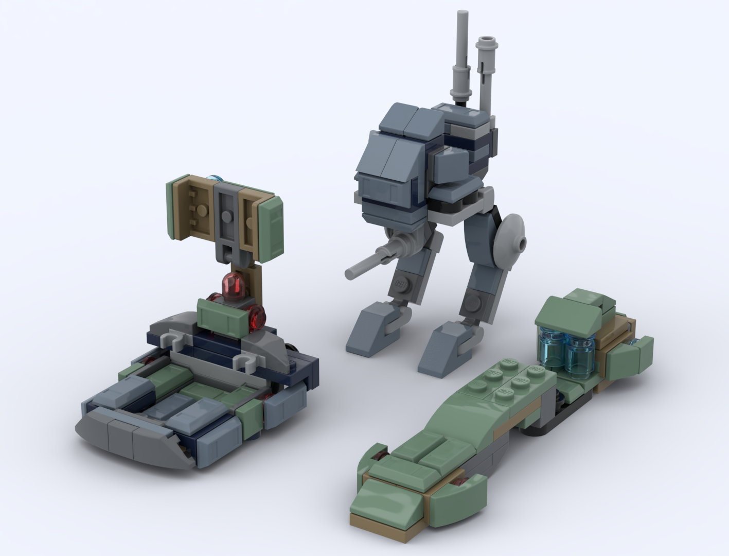 AT-RT, BARC Speeder and Command Station 76320 Alternate Build alternate build