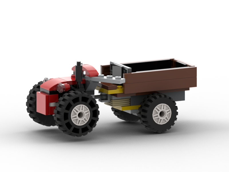 Walking Tractor with Trailer (60461 Alt-Build) alternate build