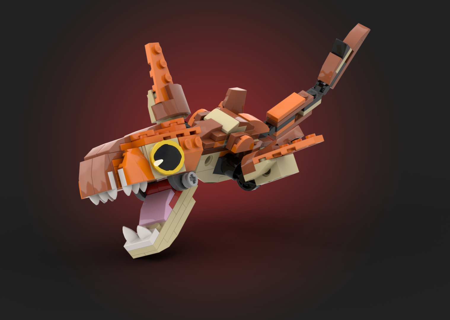 Baby Mosasaurus 76967 alternate build