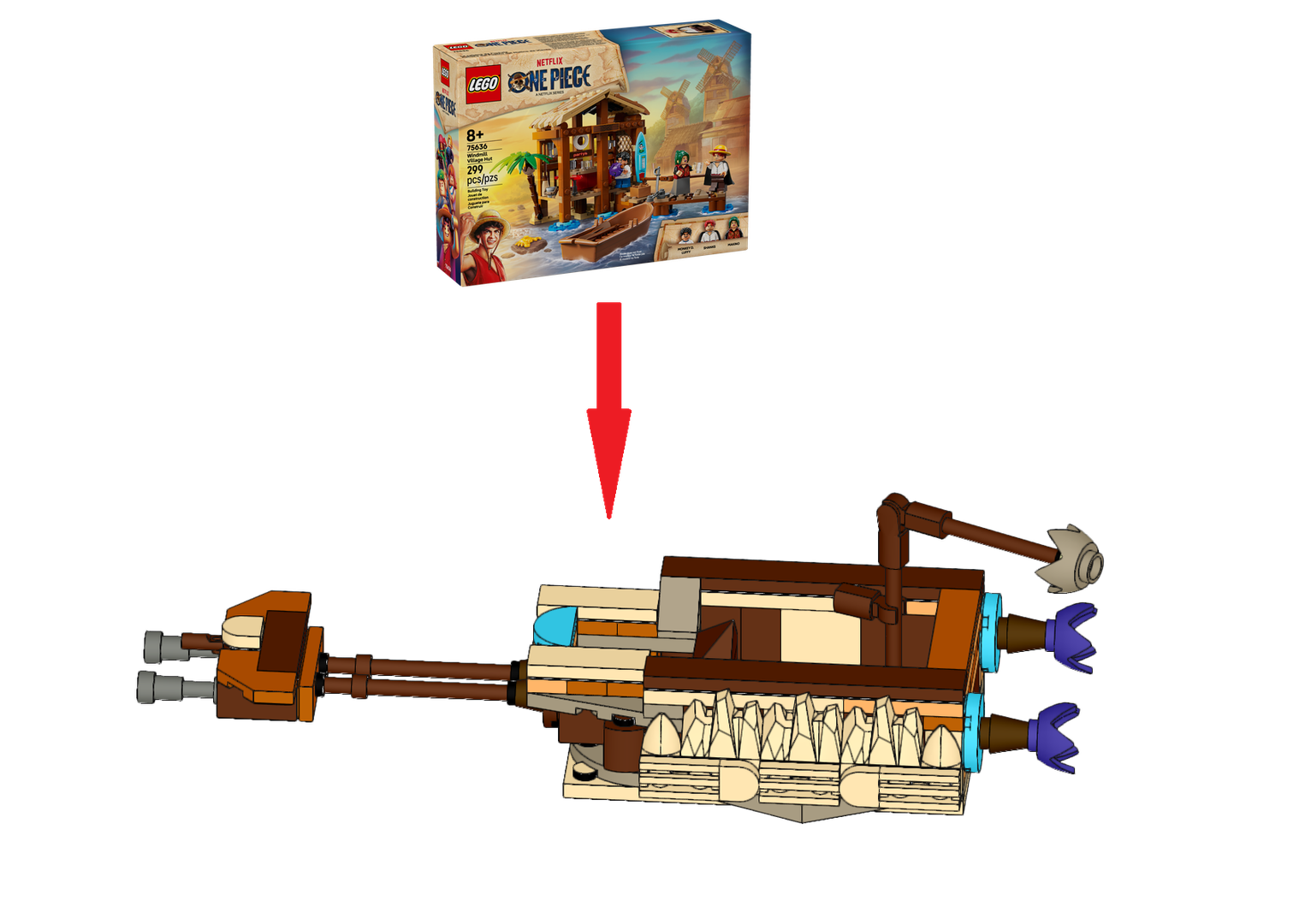 Small wooden Speeder alternate build