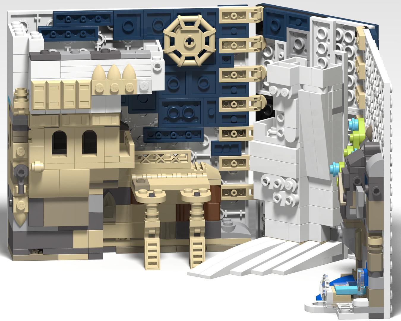 Paris, City of Love book nook - an alternate build alternate build