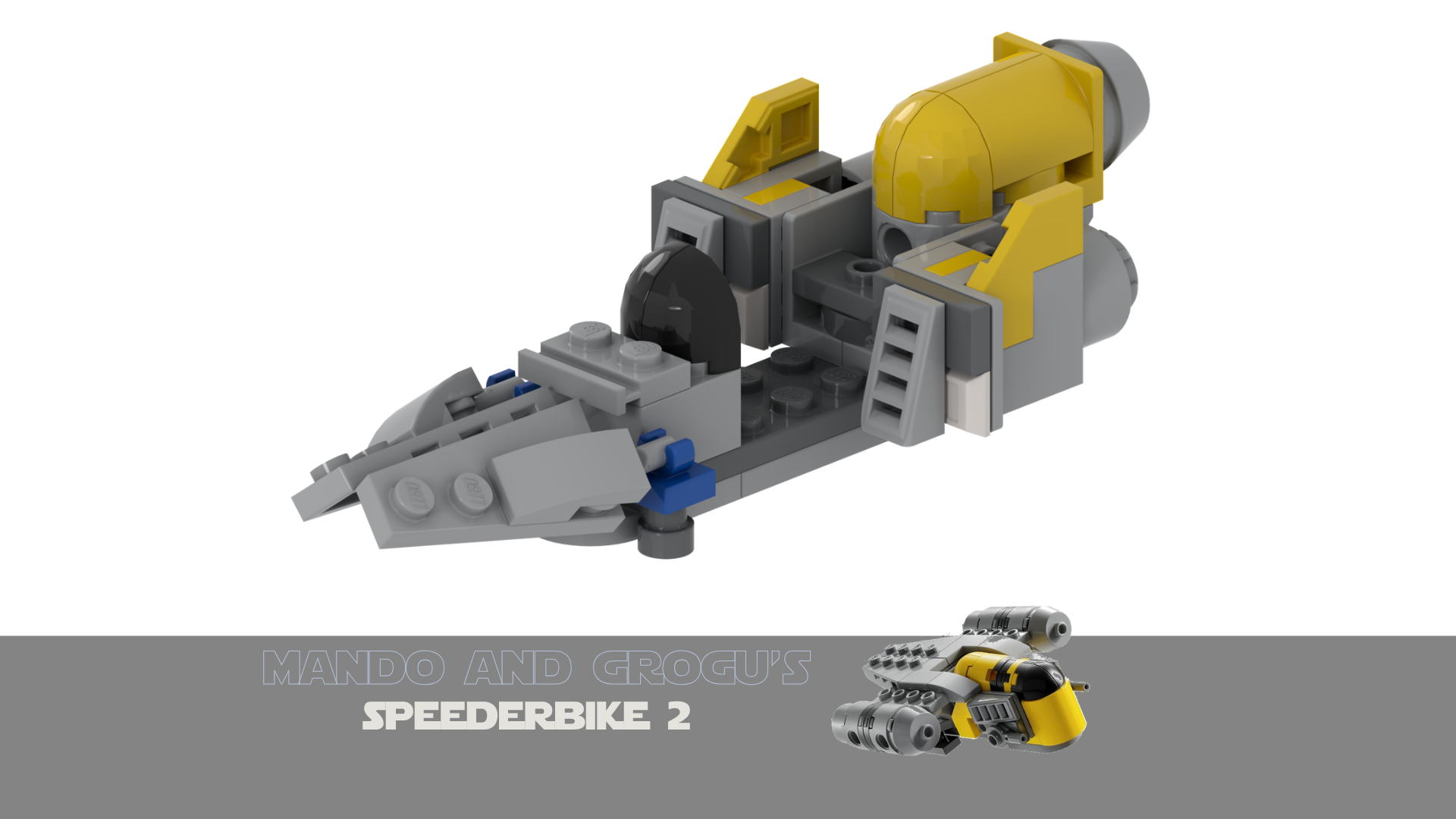 Mando & Grogu's Speederbike 2 - 307287 alternative alternate build