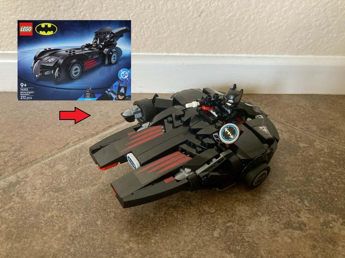 Millennium Batmobile! 76333 Alt alternate build