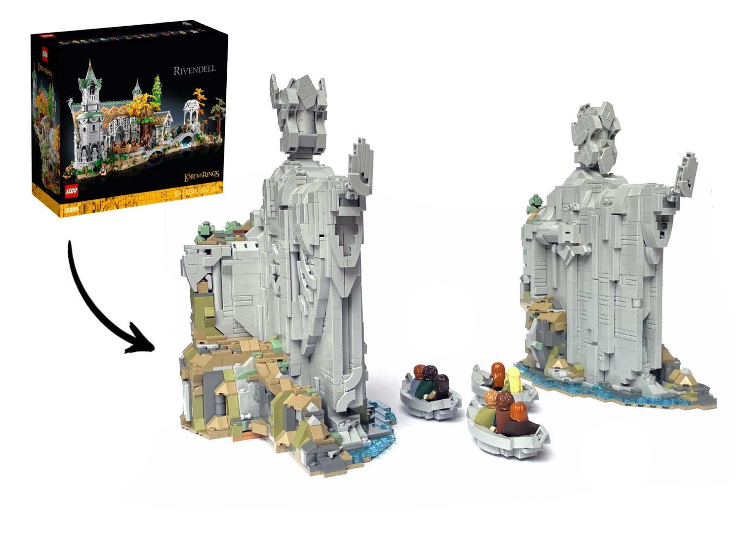 Argonath - Lord of the Rings: Rivendell 10316 Alt Build alternate build