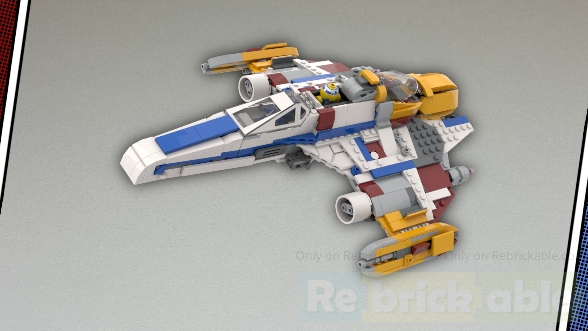 FiE-Wing Ugly Starfighter - 75364 Alternate Build alternate build
