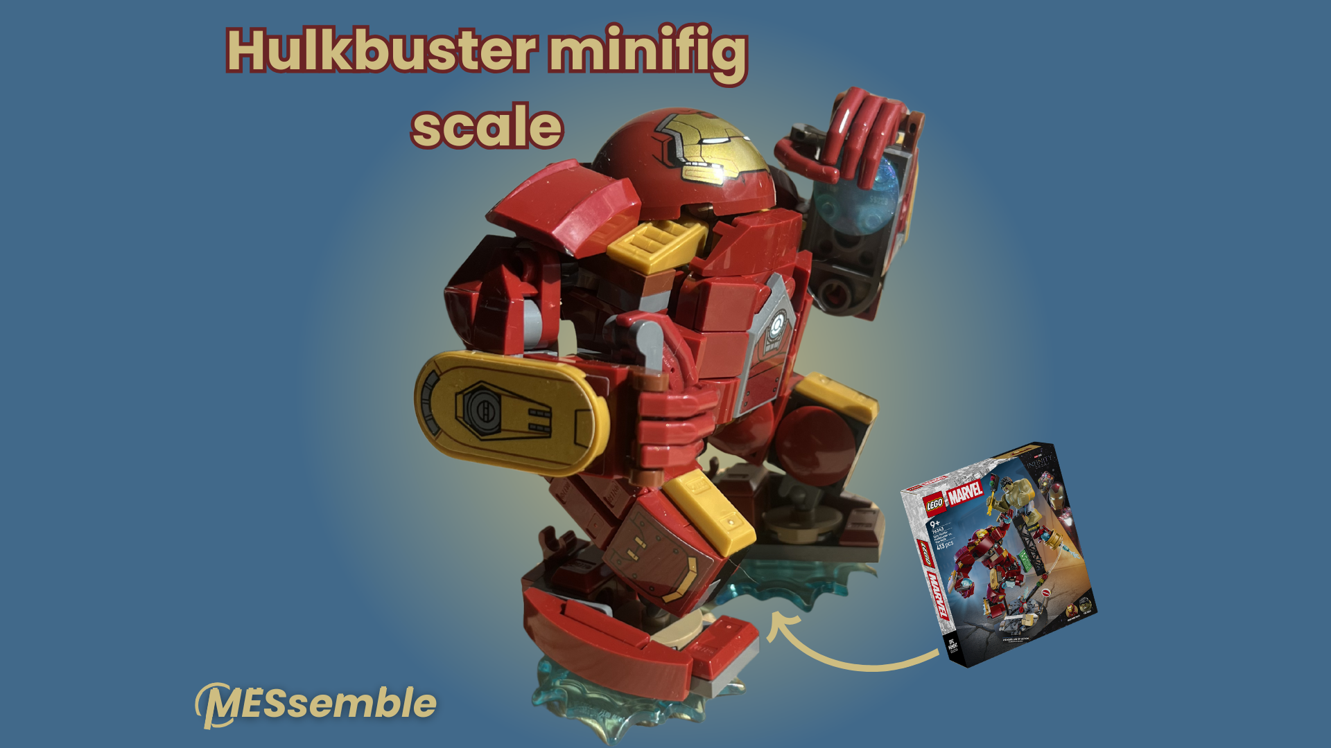 Hulkbuster in Minifig Scale alternate build