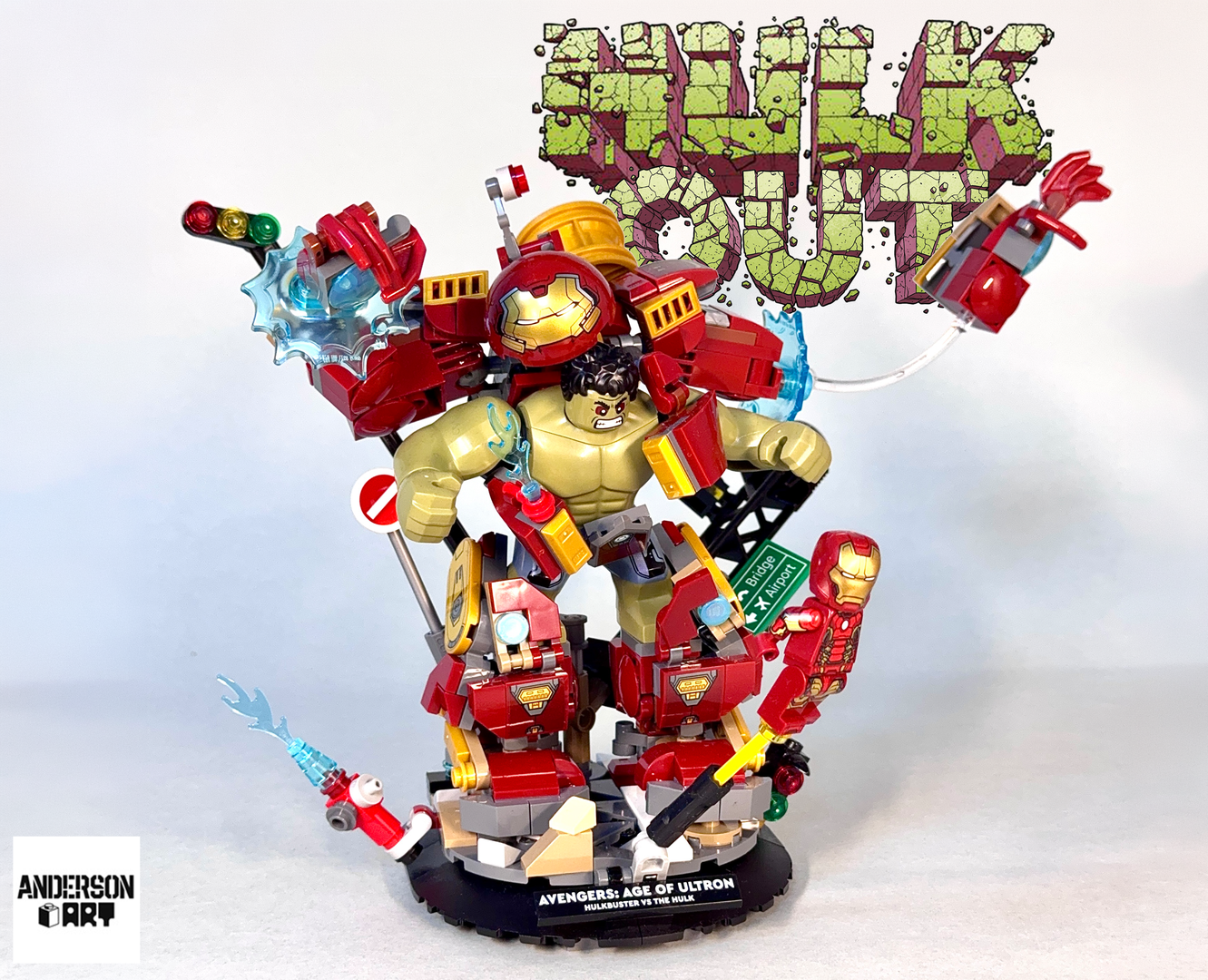 Hulk Out Hulkbuster (76343) alternate build