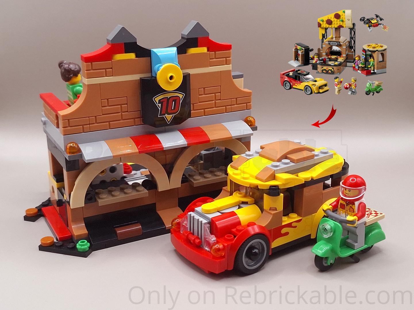 60496 Pizza 10 House alternate build