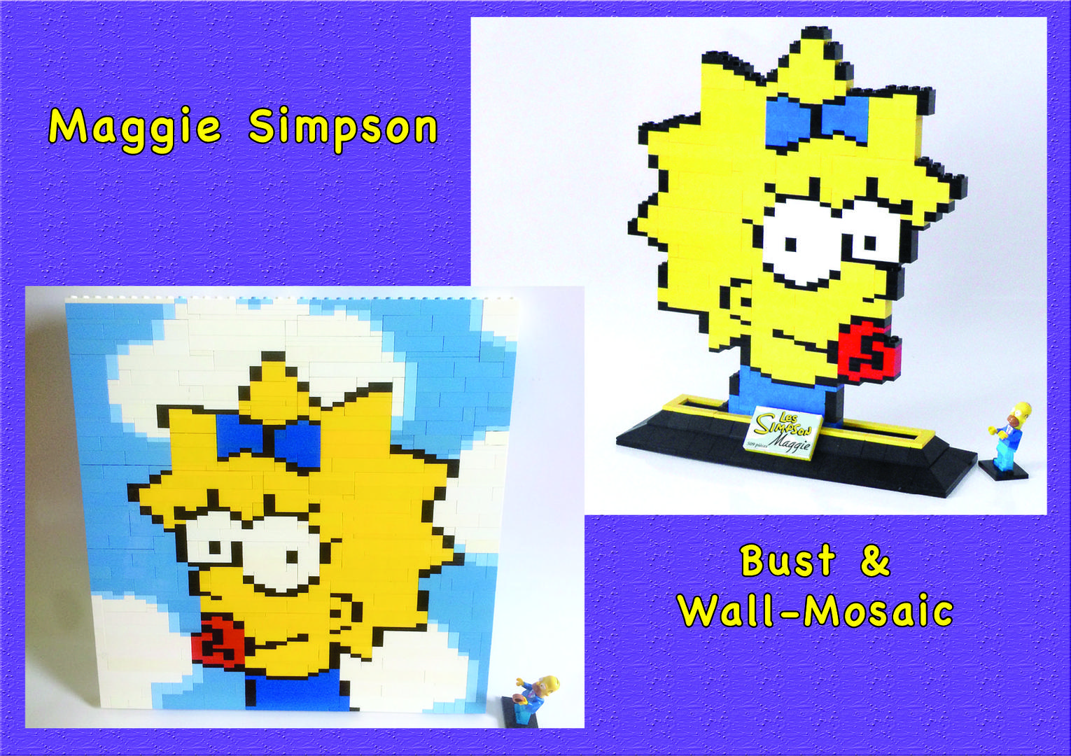 Mosaic Maggie Simpson