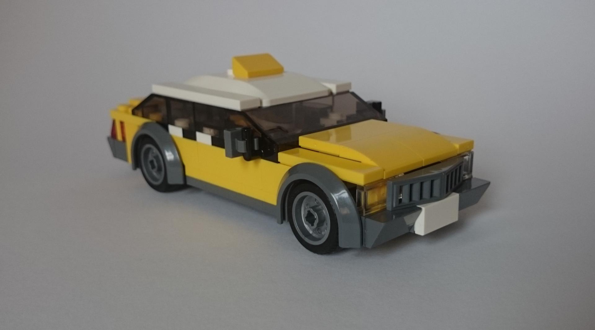 2 seater Taxi mod of 76120 Police car with trunk
