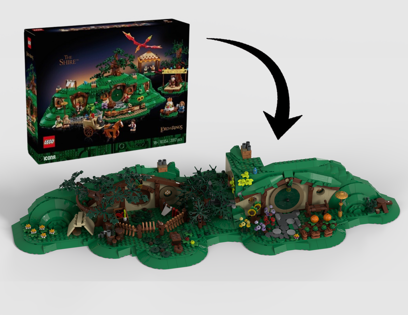 Two Hobbit Holes! alternate build