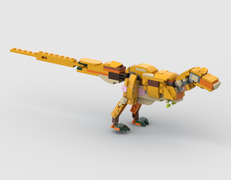 simba tyrannosaurus rex (brady) 43243 paleo accurate alternate build