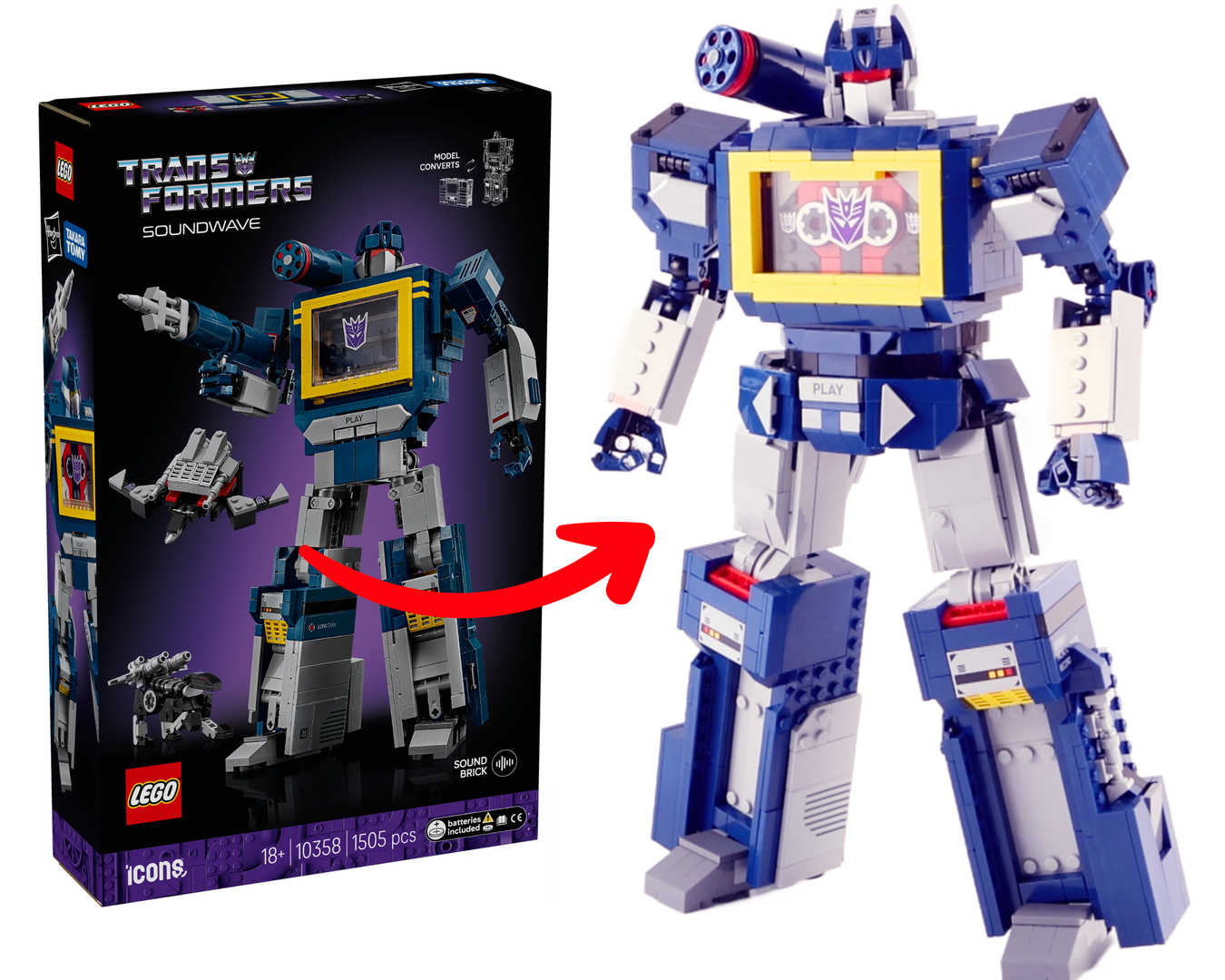 Soundwave Alternate Build (10358) alternate build
