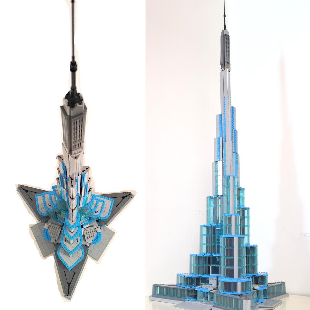 Burj Khalifa Avengers tower B model alternate build